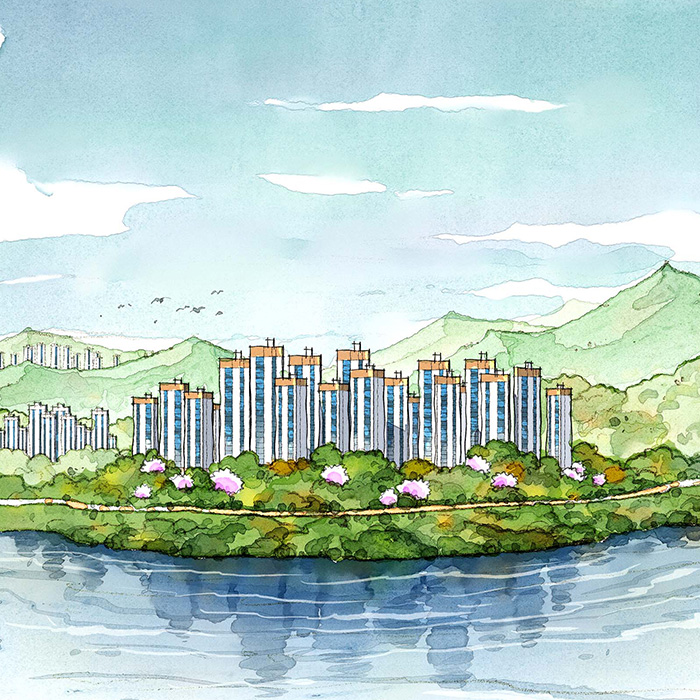 자연이 숨쉬는 아파트